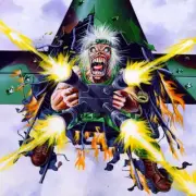 Iron Maiden: Tailgunner ceramic coaster / trivet for hot pots etc. 8 x 8 new
