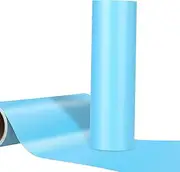 WRAPXPERT Blue Permanent Vinyl, Matte Light Blue Vinyl for Cricut,12" x10ft Adhesive Vinyl Roll for Cricut,Silhouette, Sky Blue