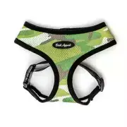 Bark Appeal Mesh Solid Breathe EZ Pull-Over Camouflage Dog Harness - L