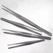 Cat/Dog Pet Grooming Forceps Cleaning Flea & Tick Removing Serrated Tweezers