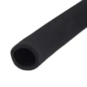 1" ID x 3/16" Thick 7.7" Black Foam Grip Wrap Closed Cell Foam Tubing Non-slip