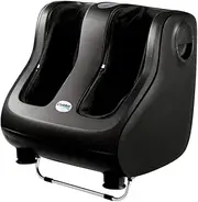 Livemor Foot Massager, Electric Shiatsu Feet Massage Spa Rest Leg Massagers Stimulator Footspa Machine for Home Office Massages, with 4 Powerful Modes Adjustable Angle Black