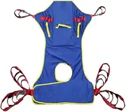 Lolicute Patient Lift Sling Patient Hoist Lift Sling Equipment Transfer Belt up to 500 lbs Comfortable Patient Lift Sling Transfer Blanket Full Body for Elderly and Patient