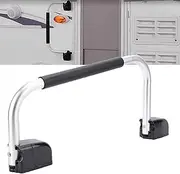 RV Grab Handle - Handrail Assist - Locking Folding Aluminum Alloy Grab Handle with Notched Grip - Safe Entry Assist for RV Door - Easy Installation