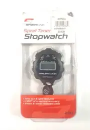 BRAND NEW SPORTLINE SPORT TIMER STOPWATCH MODEL 226 1/100TH OF A SECOND ACCURACY