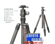 Leofoto LX-324CT + XB-38 Reversible Travel Tripod with Ball Head