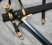 Hand Forged High Carbon Steel Medieval Knights Viking Sword Sharp Medieval Sword