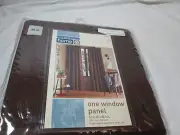 Casual Home from Target SOLID CHOCOLATE BROWN LINEN Window Panel 54"x84" NEW