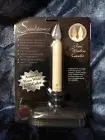 Battery Operated LED Dusk to Dawn Light Sensor Window Candle w/Flicker