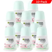 10 x Garnier Mineral Hyaluronic Care Anti-perspirant Deodorant Roll On Women