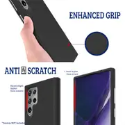 Samsung Galaxy S22 Ultra Compatible Case Cover With Shockproof Rugged - Sliver