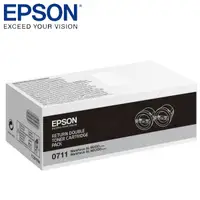 在飛比找陽信商店街優惠-EPSON 原廠雙包裝碳粉匣 S050711 適用 AL-M
