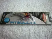 BERKLEY PITBULL 3.5 SLOW RISE CRANKBAIT 1/4 OZ & 2" IN THE COLOR BLACK SILVER