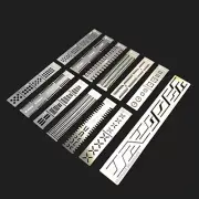 Stainless Steel 13 In 1 DIY Carving Auxiliary Ruler For 1/144 1/100 Model