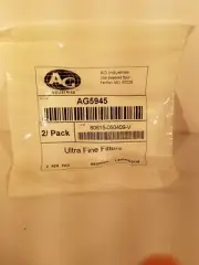 CPAP Ultra fine Filter AG5945 by AG Industries, 2 pack, Factory Sealed!