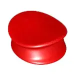 <樂高人偶小舖>正版LEGO 帽子19-3 3624 紅色 警察 機長  列車長 只有帽子 配件