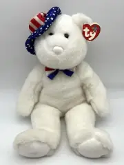 Ty Beanie Buddies “Benjamin” the Patriotic Teddy Bear USA 4th of July 2006