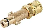 JCZD Pressure Washer Adapter, 1/4'' Quick Connect, Spray Wand Couple, Snow Foam Lance Adjustable Nozzle Sprayer, for Car Gun Connector