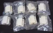 8 New Factory Sealed Touch Latches Push to Open for Cabinets