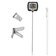 Digital Candy Thermometer, LCD Instant Read Food Meat Thermometer with 10" Probe