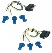 Hopkins Trailer Products 48165 12in. 4-Wire Flat Tow Vehicle End/Trailer End Set