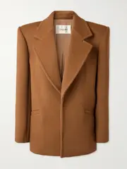 [SAINT LAURENT] SAINT LAURENT - Oversized Wool Coat - Camel - FR 38 FR 38 Brown