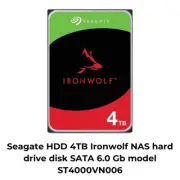 Seagate HDD 4TB Ironwolf NAS hard drive disk SATA 6.0 Gb model ST4000VN006