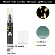 Touch Up Paint For Opel All Models 373 Fidji Green With Polish Paste