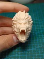 1/6 Male Head Sculpt Monkey King Roaring For 12"Action Figure Model Body Toy