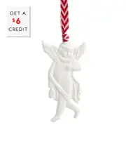 Wedgwood Cherub Ophaniel Christmas Ornament with $6 Credit NoSize White