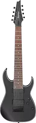 Ibanez RG8EX BKF 8-string Guitar Black Flat Electric Guitar with Gig Bag