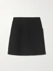 [Chloé] Chloé - Paneled Wool-felt Mini Skirt - Black - FR 34 FR 34 Black
