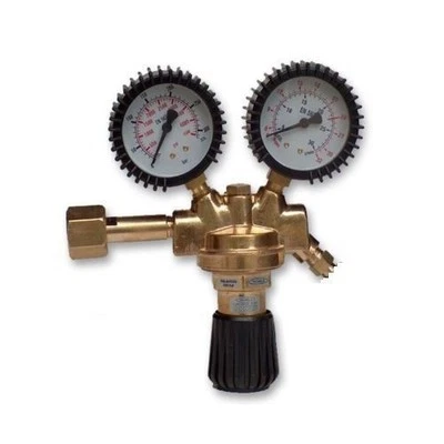 Sherman Turbo Argon/CO2 Twin Gauge Gas Regulator EU W21.8/1/14 MIG TIG Reducer!