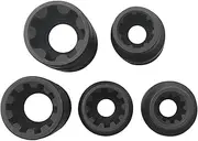 Brake Caliper Socket Set, Replacement, 7pt. X 14mm, 22mm, 10pt. X 11.5mm, 15mm & 20mm, All 1/2in Square Drive, 7pt. and 10pt.