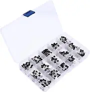 MUCKLILY Diy Electronic Circuit Builder 300pcs To-92 Kit Silicon Case Assorted Easy Install
