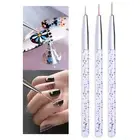 3pcs/set Nail Art Pen Colorful Surface Anti-slip Sequins Flower Nail Art French
