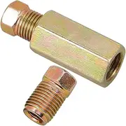 Mikinona Brake Line Fittings Kit Iron Tube Adapters Metal Material 6mm Thread Leakproof Design