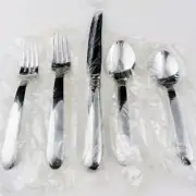 RAFFIA by Oneida Deluxe 5 Piece Place Setting NEW NEVER USED made in USA