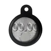 Universal Motorcycle Tax Disc Holder Card Hanger Label Metal Alloy Tax Disc Permit Holder for Motorbike Scooter Exterior black