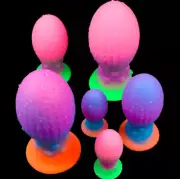 anal gape butt plug glow liquid Silicone anus but lubricant anal 20