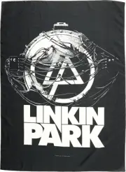 Linkin Park Atomic Age Official New Black Textile Flag Poster (75Cm X 110Cm)