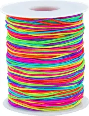 Sunmns 1Mm Elastic Cord Beads Stretch String for Jewelry Bracelet Making, Rai...
