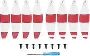 4726F Quick Release Propeller Blades Foldable Low Noise Propeller, for DJI Mavic Mini RC Drone Drone Blades (Size : Red 2pair)