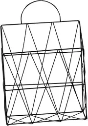 KALLORY Wall Mounted File Rack Versatile Magazine Organizer for Home Office Study Space Saving Design for Books Files Magazines Construction Random Colors Random Color