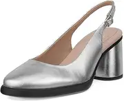 [ECCO] (エコー) Echo EU37 Pure Silver Women's Pumps, Sculpted El-X 55 Genuine Leather, Straps, Heels, Sandals, 9.3 inches (23.5 cm), 3E, Pure Silver, 23.5 cm 3E