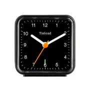 Classic Analogue Travel Alarm Clock with Snooze Function and Light, Compact S...