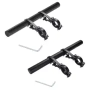 Double Bike Handlebars Bracket Bicycles Stem Tube Extension Cycling Accessories