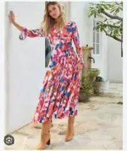 SIZE-12, MIST ZIMI Tamara Dress in Mosaic RRP $229.