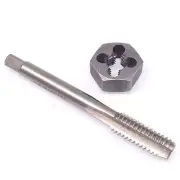 US Stock HSS 3/8-16 Tap & 3/8-16 Hexagon Die Thread Right Hand Set