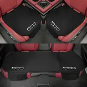 3PCS Whole Set Car Seat Cover Protection Cushion For Fiat 500 500C 2012 500X 500L Abarth 695 Non-slip Pad Car Accessories Tools
